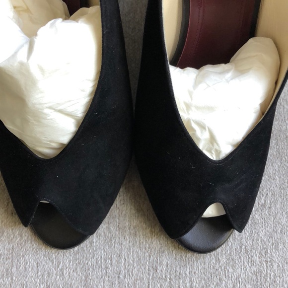 Celine Open Toe Wedge Suede - Picture 3 of 6